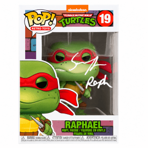 Sean Astin Signed Teenage Mutant Ninja Turtles Raphael Funko Pop Doll #19 w/Raph - (JSA)