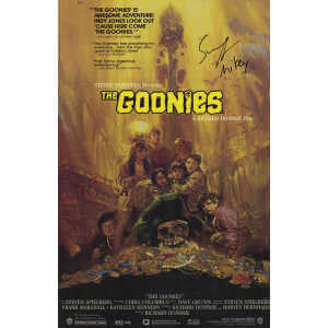 Sean Astin Signed Goonies 11x17 Movie Poster w/Mikey