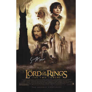 Sean Astin Signed Lord of The Rings: The Two Towers 11x17 Movie Poster w/Sam