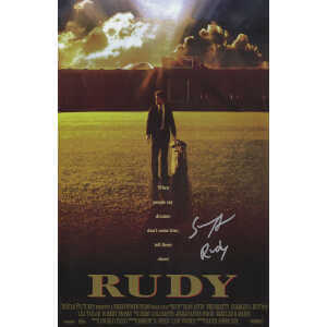 Sean Astin Signed Rudy 11x17 Movie Poster w/Rudy