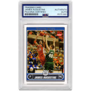 James Augustine Signed Orlando Magic 2006 Topps Rookie Basketball Card #237 &ndash; (PSA Encapsulated)
