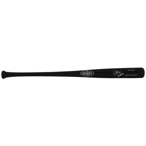 Carlos Baerga Signed Louisville Slugger Pro Stock Black Baseball Bat w/3x All Star