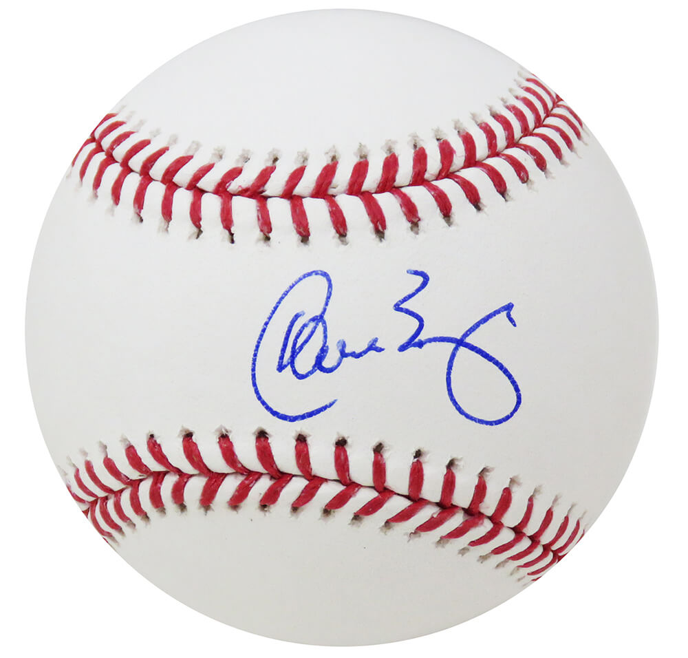 Carlos Baerga Signed Cleveland Indians Souvenir MLB Baseball