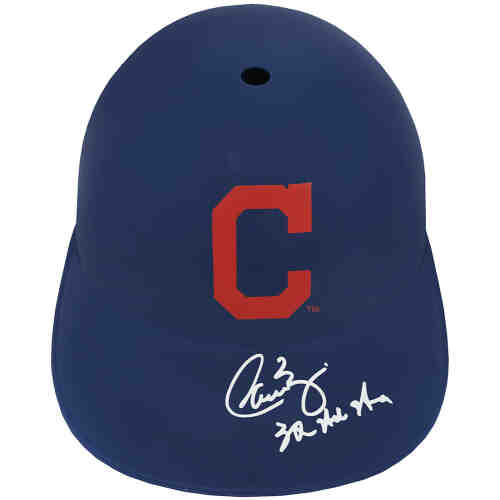 Carlos Baerga Signed Cleveland Indians Souvenir Replica Batting Helmet w/3x All Star