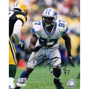 Boss Bailey Signed Detroit Lions Action 8x10 Photo