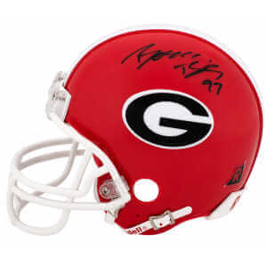 Boss Bailey Signed Georgia Bulldogs Riddell (VSR4) Mini Helmet