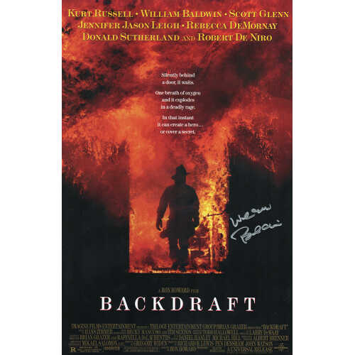 William Baldwin Signed Backdraft 11x17 Movie Poster