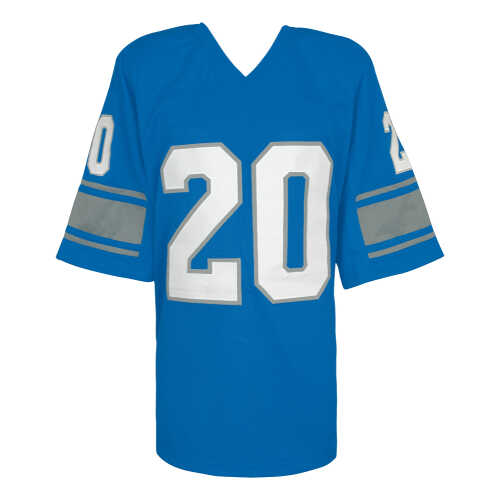 Lem Barney Signed Blue Throwback Custom Football Jersey w/Hall of Fame'92 - (JSA) - Image 3