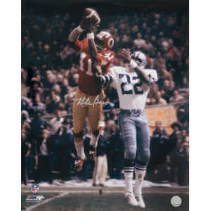 Mike Bass Signed Washington Interception vs Cowboys Action 16x20 Photo