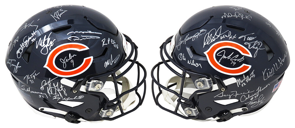 Chicago Bears Matt Suhey Autographed Inscribed Speed Mini Helmet