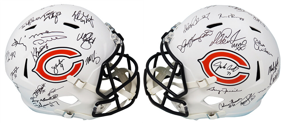 Mike Ditka Autographed Hall of Fame Mini Football Helmet