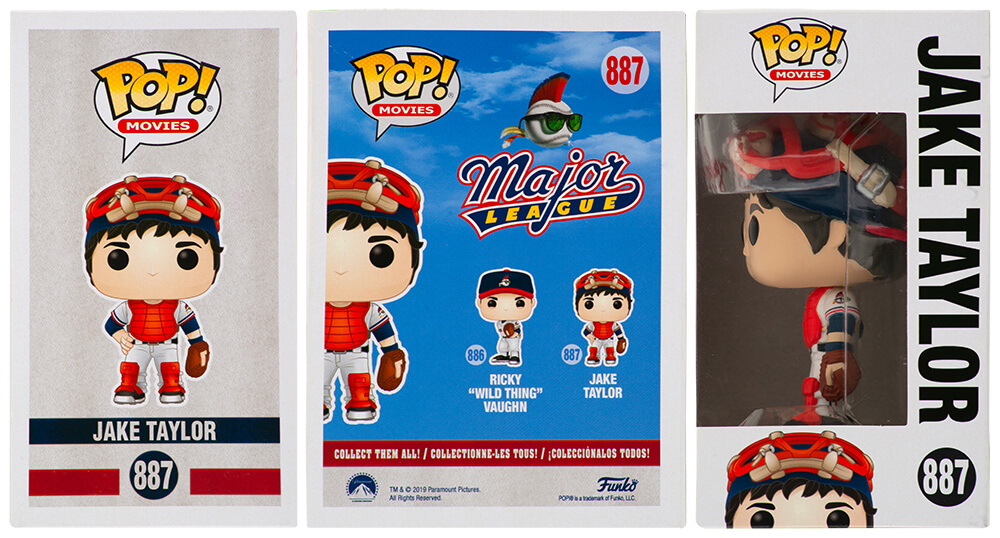 Tom Berenger Signed Major League Jake Taylor Funko Pop Doll #887 w/Taylor - Image 2