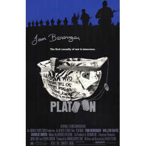Tom Berenger Signed Platoon 11x17 Movie Poster