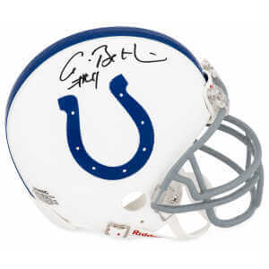 Antoine Bethea Signed Indianapolis Colts Riddell (VSR4) Mini Helmet