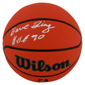 Dave Bing Signed Wilson Indoor/Outdoor NBA Basketball w/HOF’90