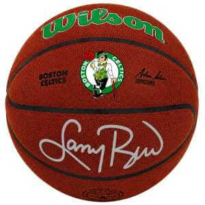 Larry Bird Signed Boston Celtics Logo Wilson Alliance NBA Basketball