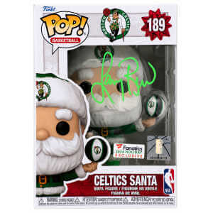 Larry Bird Signed Boston Celtics SANTA Funko Pop #189
