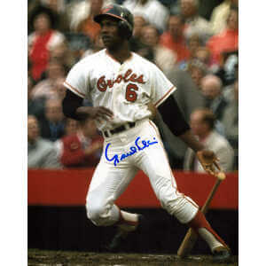 Paul Blair Signed Baltimore Orioles Batting 8&times;10 Photo