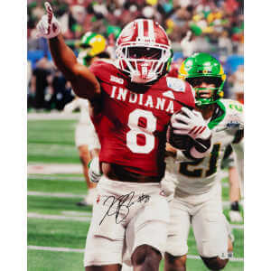 Kaelon Black Signed Indiana Hoosiers Championship Game Touchdown 16x20 Photo - (Beckett)