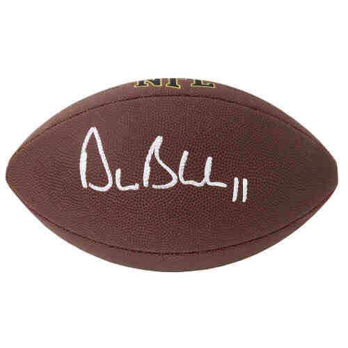 Drew Bledsoe Signed Wilson Super Grip Full Size NFL Football