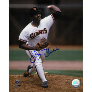 Vida Blue Signed San Francisco Giants Pitching 8x10 Photo