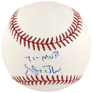 Vida Blue Signed Rawlings (Selig) MLB Baseball w/71 MVP