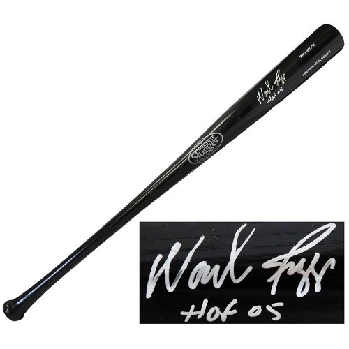 Wade Boggs Signed Louisville Slugger Black Baseball Bat w/HOF'05 - Image 2