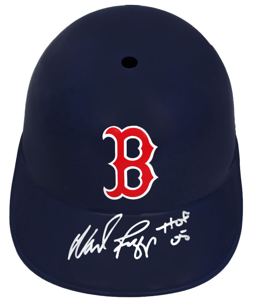 WADE BOGGS Signed Boston Red Sox Replica Batting Helmet w/HOF'05 - SCHWARTZ