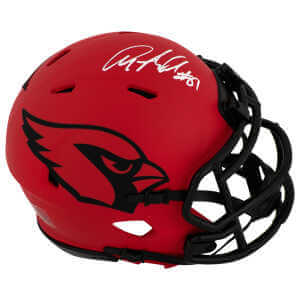Anquan Boldin Signed Arizona Cardinals RAVE Riddell Speed Mini Helmet