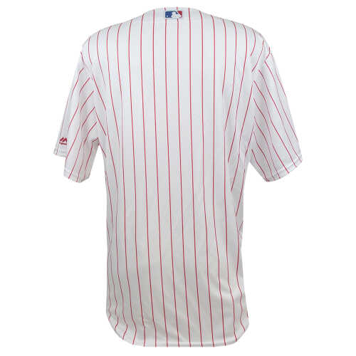 Bob Boone Signed Philadelphia Phillies White Pinstripe Majestic Replica Baseball Jersey w/80 WS Champs - Image 3