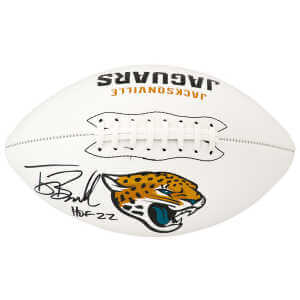 Tony Boselli Signed Jacksonville Jaguars Franklin White Logo Football w/HOF'22