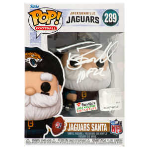 Tony Boselli Signed Jacksonville Jaguars SANTA NFL Funko Pop #289 w/HOF'22