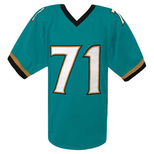 Tony Boselli Signed Teal Custom Football Jersey w/HOF'22 - Image 3