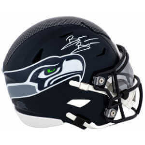 Brian Bosworth Signed Seattle Seahawks Riddell Mid-Size (MIDI) SpeedFlex Helmet