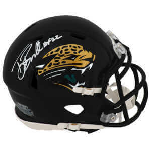Tony Boselli Signed Jacksonville Jaguars Throwback Riddell Speed Mini Helmet w/HOF'22
