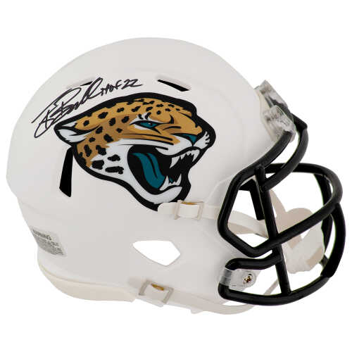 Tony Boselli Signed Jacksonville Jaguars 2024 Alternate White Riddell Speed Mini Helmet w/HOF'22