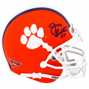 Jeff Bostic Signed Clemson Tigers Schutt Mini Helmet