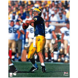 Tom Brady Signed Michigan Wolverines 16×20 Photo – (Fanatics)