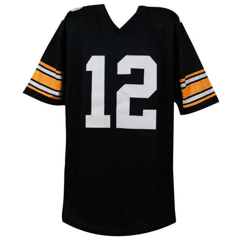 Terry Bradshaw Signed Black Custom Football Jersey (Beckett) - Image 2