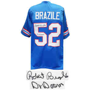 Robert Brazile Signed Oilers White Jersey 8×10 Photo w/HOF'18 – Schwartz  Sports Memorabilia