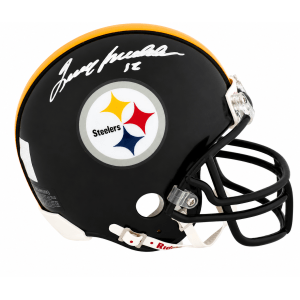 Terry Bradshaw Signed Pittsburgh Steelers Riddell (VSR4) Mini Helmet
