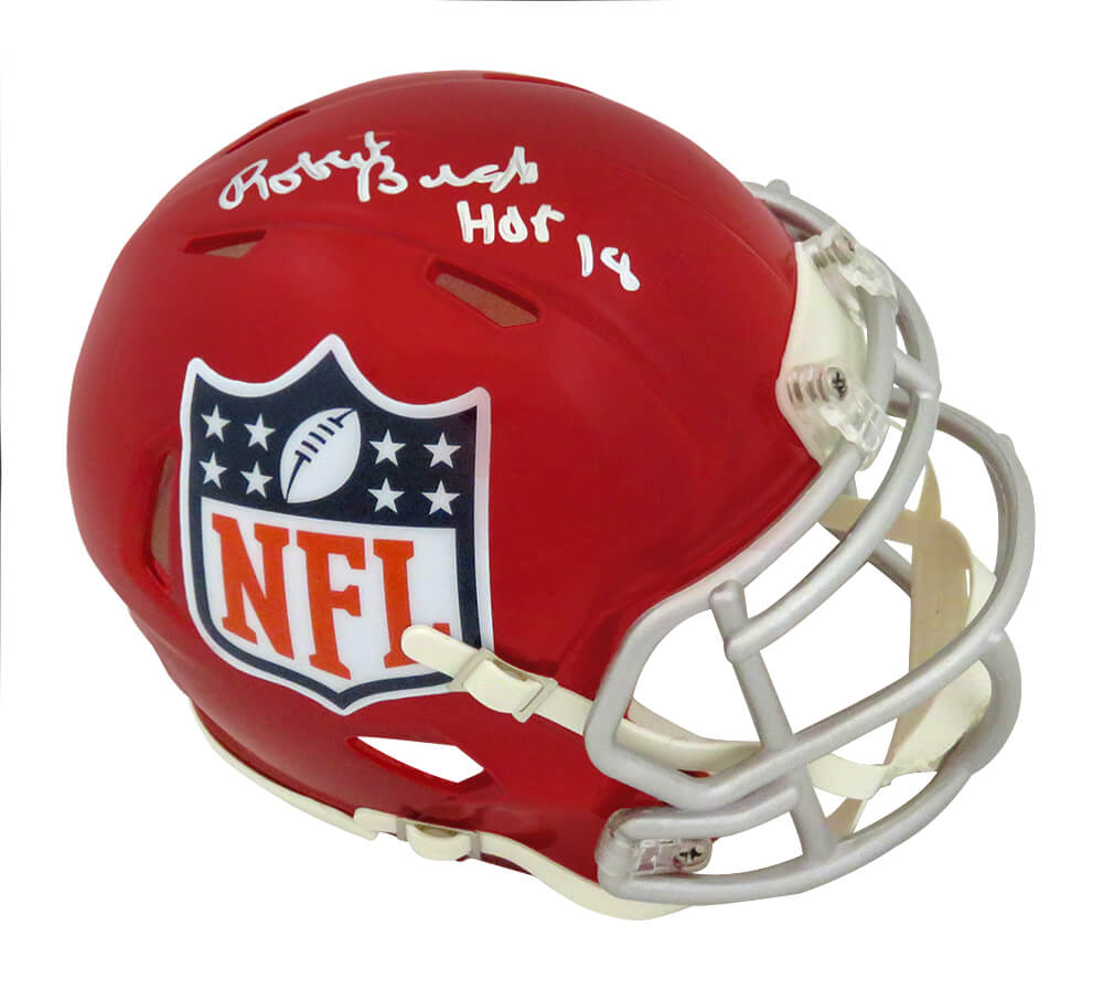 Robert Brazile signed Houston Oilers mini Speed Helmet W HOF