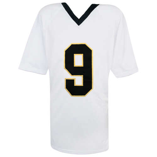 Drew Brees Signed White Custom Football Jersey (Beckett) - Image 3