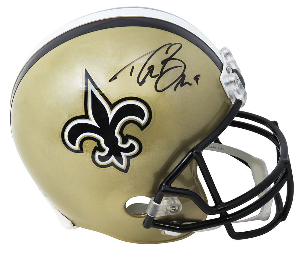 Drew Brees Signed New Orleans Saints Riddell Full Size Replica Helmet  (Beckett) – Schwartz Sports Memorabilia