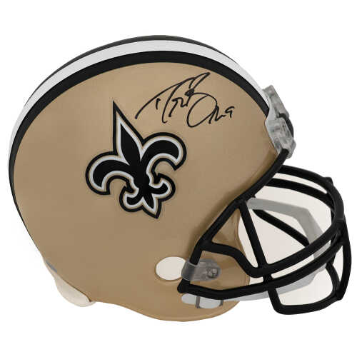 Drew Brees Signed New Orleans Saints Riddell Full Size Replica Helmet (Beckett)