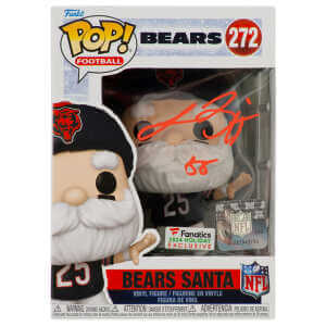 Lance Briggs Signed Chicago Bears SANTA Funko Pop Doll #272