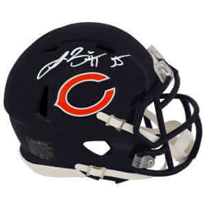 Lance Briggs Signed Chicago Bears Riddell Speed Mini Helmet - (In White)