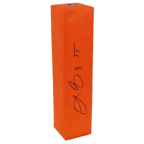 Lance Briggs Signed BSN Orange Football Endzone Pylon