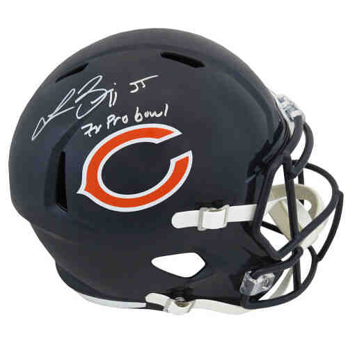 Lance Briggs Signed Chicago Bears Riddell Full Size Speed Replica Helmet w/7x Pro Bowl