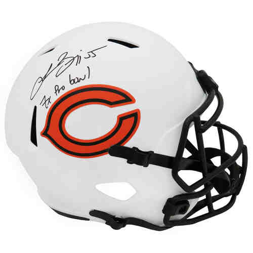 Lance Briggs Signed Chicago Bears Lunar Eclipse Riddell Full Size Speed Replica Helmet w/7x Pro Bowl